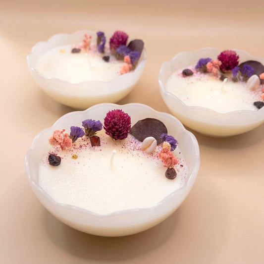 Bougie "La Volupteuse" – Grenat & Pomme d'Amour