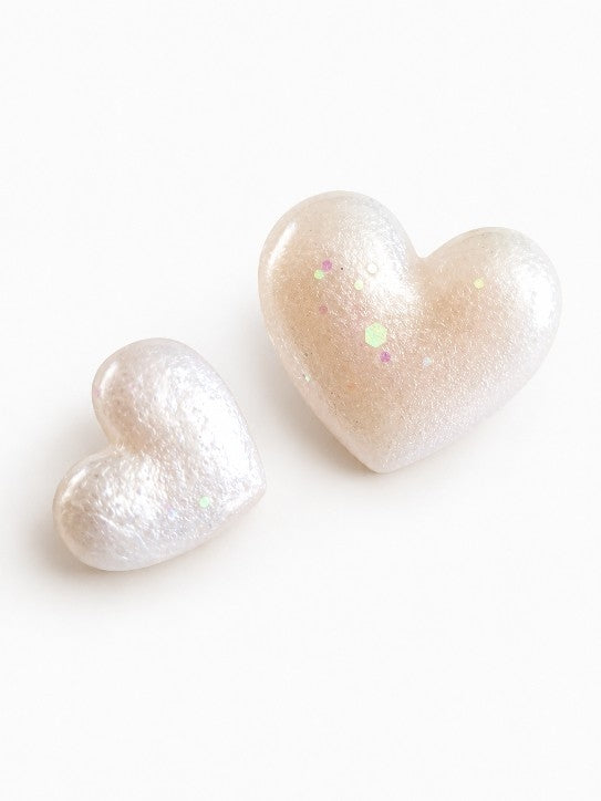 "Ma little Broche" - Broche Cœur Pailletée en Résine – Fait Main