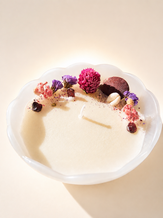 Bougie "La Volupteuse" – Grenat & Pomme d'Amour